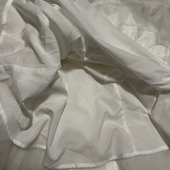 Satin Mini Dress With Bow - Picture 6 of 6